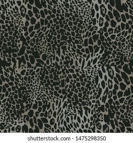 Full Seamless leopard cheetah animal fur pattern. Design for light brown cheetah colored textile fabric printing. Suitable for fashion furry skin use.