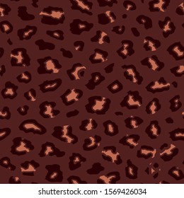 Full seamless leopard cheetah animal skin pattern. Design for textile fabric printing. Suitable for fashion use.
