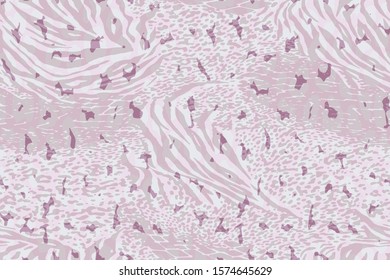 Full seamless leopard cheetah animal skin pattern. Soft pink design for textile fabric printing. Suitable for fashion use.