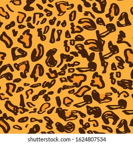 Full seamless leopard cheetah animal skin pattern. Design for textile fabric printing. Suitable for fashion use.They are ideal for background paper, album layouts, invitations, gift tag. 
