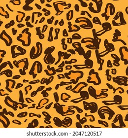 Full seamless leopard cheetah animal skin pattern. Design for textile fabric printing. Suitable for fashion use.They are ideal for background paper, album layouts, invitations, gift tag. 
