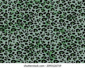 Full seamless leopard cheetah animal skin pattern. Design for textile fabric printing. Suitable for fashion use.