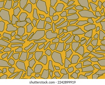Full seamless leopard cheetah animal skin pattern. Ornament Design for women textile fabric printing. Suitable for trendy fashion use.