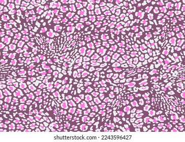 Full seamless leopard cheetah texture animal skin pattern. Textile fabric print. Suitable for fashion use. Vector illustration.