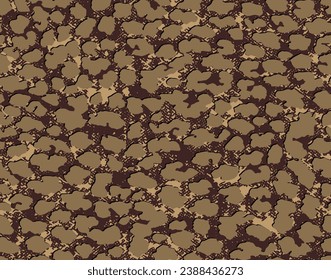 Full seamless leopard cheetah texture animal skin pattern. Textile fabric print. Suitable for fashion use. brown vector illustration.