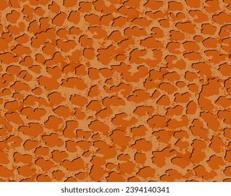 Full seamless leopard cheetah texture animal skin pattern. Gold color textile fabric print. Suitable for fashion use. Vector illustration.