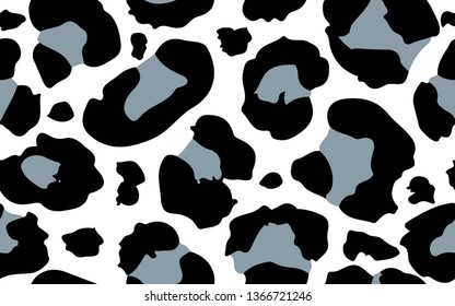 Full Seamless Leopard pattern design. Repeating Animal vector illustration background for fashion textile