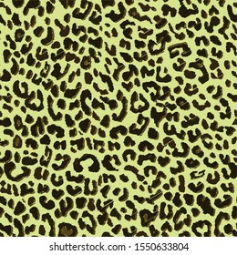 Full Seamless Leopard pattern design,  vector illustration background