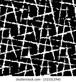 Full Seamless Modern Abstract Pattern Vector. Classic Black and White Design Fabric Print Background illustration for textile.
