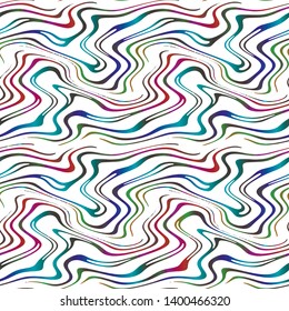 Full Seamless Modern Abstract vector classic Zebra pattern for girls, boys, clothes. Wallpaper for textile and fabric print. Fashion style spring colorful background texture.