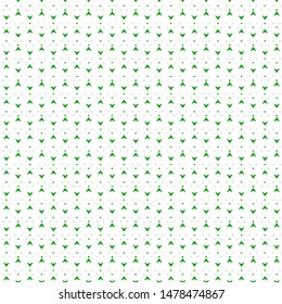 Full seamless modern geometric arrow pattern for decor and textile. Green and white arrows design for textile fabric printing and wallpaper. Multipurpose model design for fashion and home design