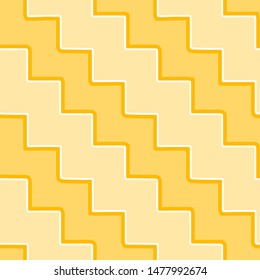 Full seamless modern geometric line pattern for decor. Yellow color design for textile fabric printing and wallpapers. Design for fashion and home design.