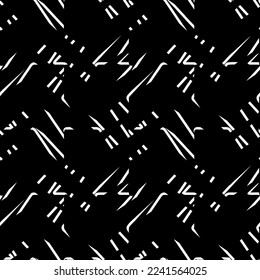 Patrón de textura geométrica moderna y sin fisuras para la decoración y el tejido. Líneas blancas y negras para la impresión de tejidos textiles y papel pintado. Resumen de diseño de modelos multipropósito para diseño de moda y hogar