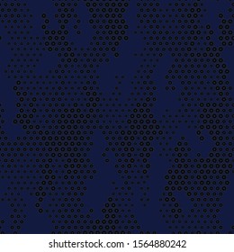 Full seamless modern halftone lines camouflage pattern for decor and textile. Camo design for textile fabric printing and wallpaper. Army model design for trend fashion.