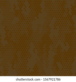 Full seamless modern halftone lines camouflage pattern for decor and textile. Camo design for textile fabric printing and wallpaper. Army model design for trend fashion.