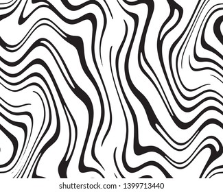 Full Seamless Modern Zebra Abstract vector classic pattern for girls, boys, clothes. Wallpaper for textile and fabric. Fashion style black and white background