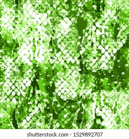 Full Seamless Onamental Snake Animal Skin Pattern Vector. Monochrome snake leather design for textile fabric print. Snake leather pattern for bag, shoes, tight, dress and fabric.