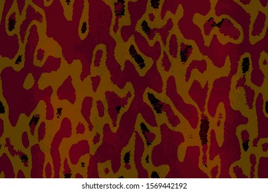 Full Seamless Onamental Snake Animal Skin Pattern Vector. Red snake leather design for textile fabric print. Snake leather pattern for bag, shoes, tight, dress and fabric printing.