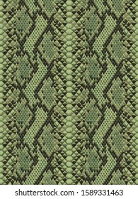 Full Seamless Onamental Snake Animal Skin Texture Pattern Vector. Snake leather design for textile fabric print. Snake leather pattern for bag, shoes, tight, dress and fabric printing.