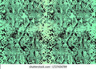 Full Seamless Onamental Snake Animal Skin Pattern Vector. Snake leather design for textile fabric print. Snake leather pattern for bag, shoes, tight, dress and fabric printing.