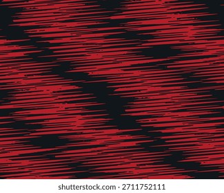 Full Seamless Print. Cross Zigzag Halftone Texture Pattern. Monochrome Vector. Dress Fabric Design for Textile and Home Decoration. 