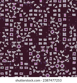 Full seamless print dirty texture pattern vector for decoration. Repeated illustration design for textile fabric and terrazzo. Grunge model for marble, floor, wall or tile