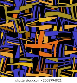 Vector de patrón de textura amarilla púrpura sin costuras completo. Diseño multicolor para estampado textil y Fondo de pantalla. Diseño para la moda y el diseño del hogar de fondo.