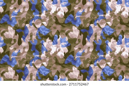 Vector de piel de camuflaje militar de mujer de verano y primavera sin costuras completo para decoración y textil. Diseño de enmascaramiento del ejército de nieve para la impresión y el Fondo de pantalla de la tela textil de la caza.