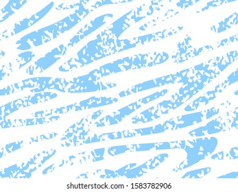 Full seamless tiger and zebra stripes animal skin pattern. Design for tiger colored textile fabric printing. Suitable for fashion use.