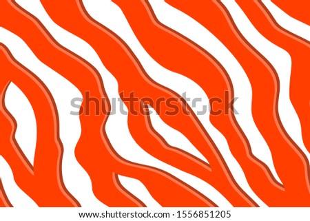 Full seamless tiger and zebra stripes animal skin pattern. Design for tiger colored textile fabric printing. Suitable for fashion use.