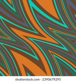 Full Seamless Vertical Zigzag Texture Pattern. Vintage Vector. Dress Fabric Print. Design for Textile and Home Decoration. 