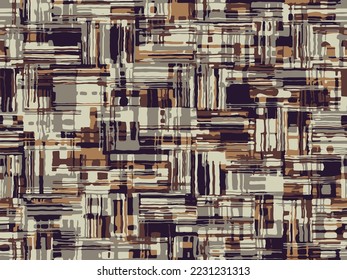 Full seamless vintage texture pattern vector for decoration. Design for textile fabric print and wallpaper. Grunge background.