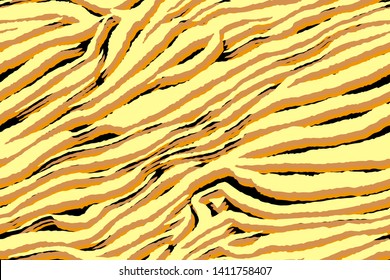 Full seamless wallpaper for zebra and tiger stripes animal skin pattern. Multicolor design for textile fabric printing. Fashionable and home design fit.