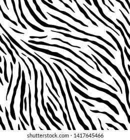 Full Seamless Wallpaper Zebra Tiger Stripes Stock Vector (Royalty Free ...