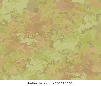 Full seamless watercolor camouflage texture print pattern. Usable for Jacket Pants Shirt and Shorts. Army textile fabric. Unique tie dye military camo. Vector illustration.