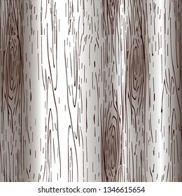 Full seamless wood parquet pattern vector soft brown color cut tree stump illustration