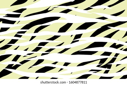 Full seamless Zebra animal pattern desinger black and white