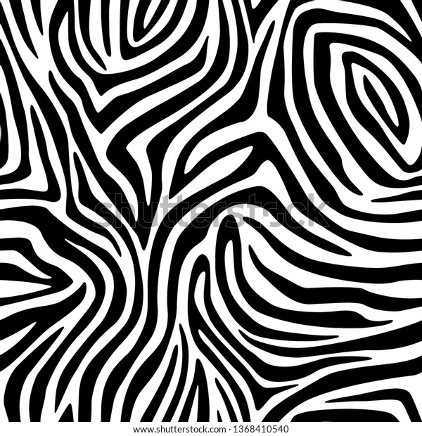 Image Vectorielle De Stock De Motif Harmonieux De Peau D Animal Zebre 1368410540