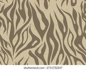 Impresión de patrón de camuflaje de cebra completa. Fondo de textura de camuflaje del ejército especial. Piel animal militar para la tela textil.