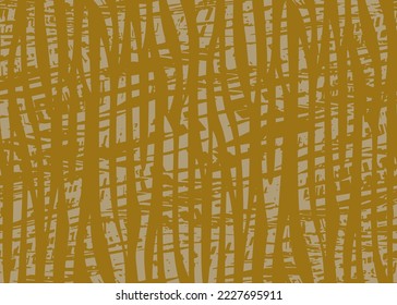 Tejido textil de patrón de tigre de cebra sin foco. Fondo del vector con problemas. Piel de animales de color naranja marrón para mujeres vestidas con papel de tela.