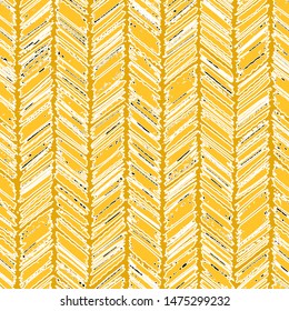 Full seamless zigzag pattern vector for decor and textile. Gold and white abstract design for girls, boys textile fabric printing and wallpaper. Design for fashion, linens and home design background.