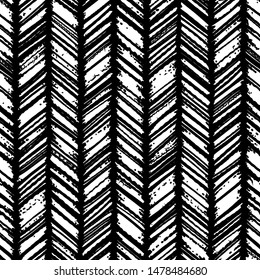 Full seamless zigzag pattern vector for decor and textile. Black and white abstract design for girls, boys textile fabric printing and wallpaper. Design for fashion, linens and home design background.