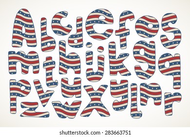 5,679 Stars and stripes fonts Images, Stock Photos & Vectors | Shutterstock