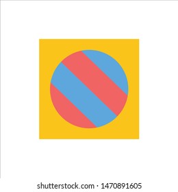 Full Shadow, Editing, Photo, Shadow  Flat Color Icon. Vector icon banner Template. Vector Icon Template background
