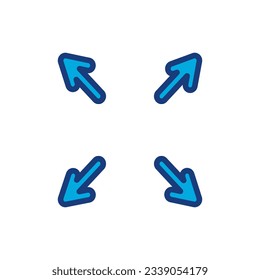 Symbol in voller Größe auf weißem Hintergrund, Vektorsymbol. Symbol-Vollbild-Logo-Vorlage