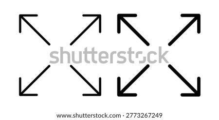 Full size icon in black and white color. Solid and linear icons