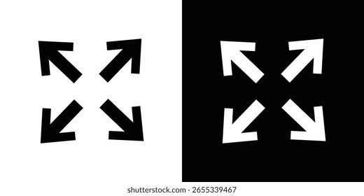 Full size icon symbol collection. Flat vector stock illustration.