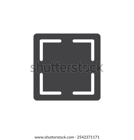 Full size icon Symbol mark in filled style