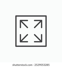Full size icons set. filled and line illustration