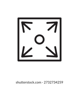 Símbolo de ícones em tamanho normal. Ícone de tela inteira definido. Ícones de grande capacidade. traçado editável, estilo de design plano isolado no branco
